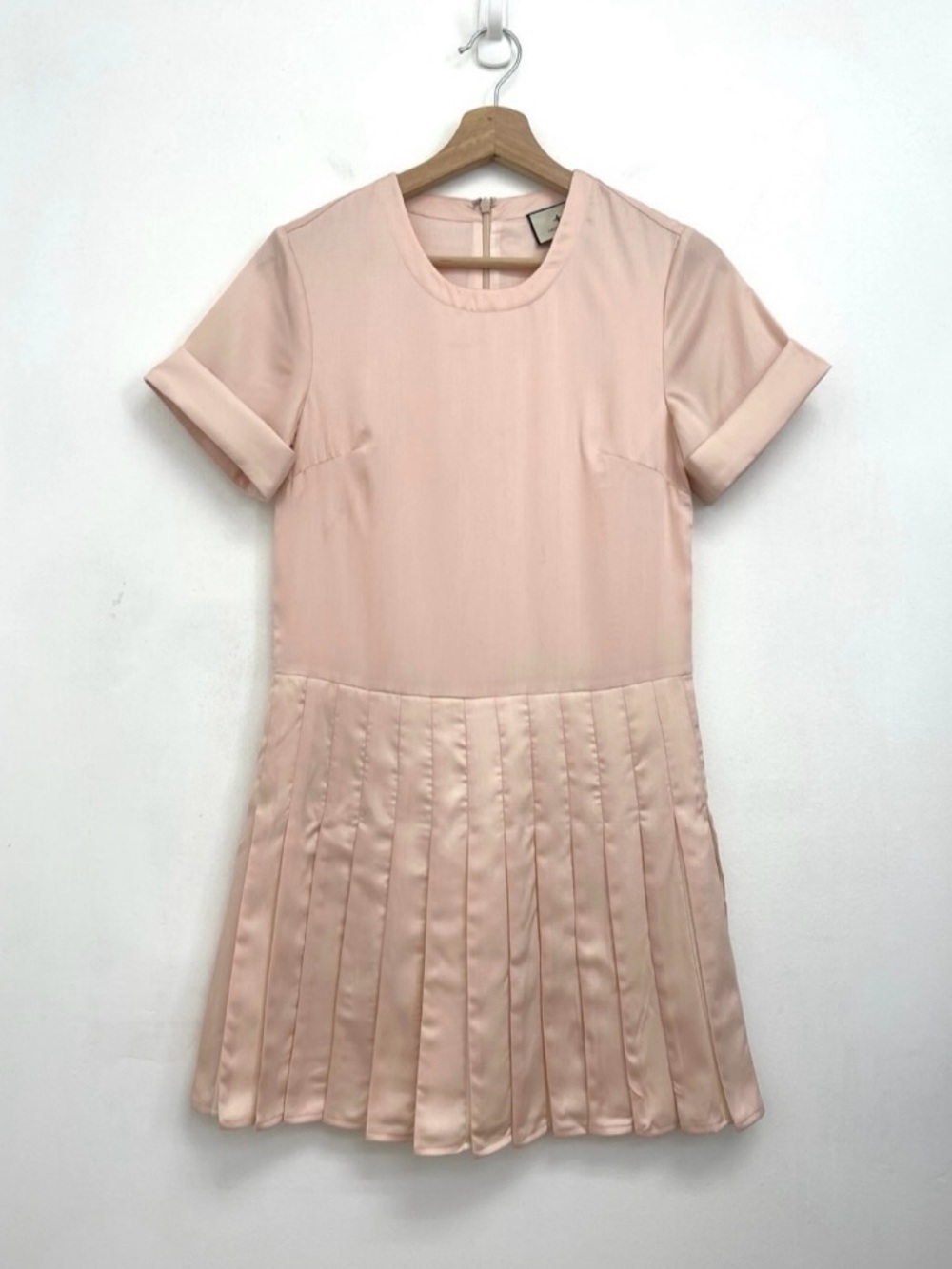 Tuckernuck Ballet Pleated Liza Dress Light Pink Spring Feminine Preppy Party XXS - Picture 2 of 14